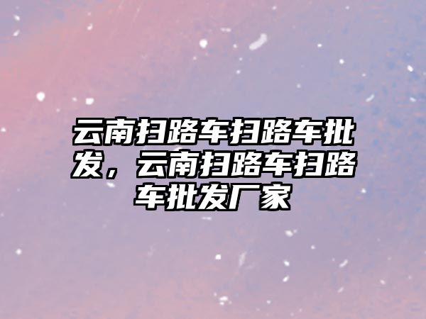 云南掃路車掃路車批發(fā)，云南掃路車掃路車批發(fā)廠家