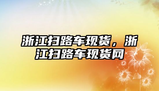 浙江掃路車現(xiàn)貨，浙江掃路車現(xiàn)貨網(wǎng)