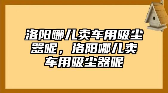 洛陽哪兒賣車用吸塵器呢，洛陽哪兒賣車用吸塵器呢