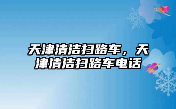 天津清潔掃路車，天津清潔掃路車電話