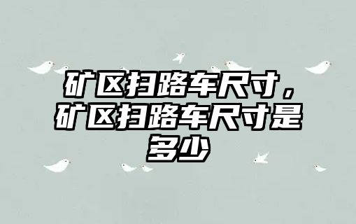 礦區(qū)掃路車尺寸，礦區(qū)掃路車尺寸是多少