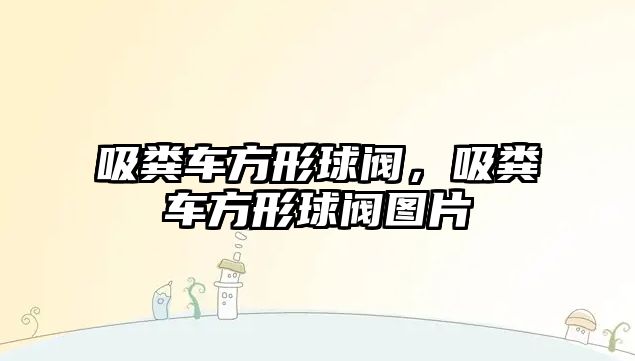 吸糞車方形球閥，吸糞車方形球閥圖片