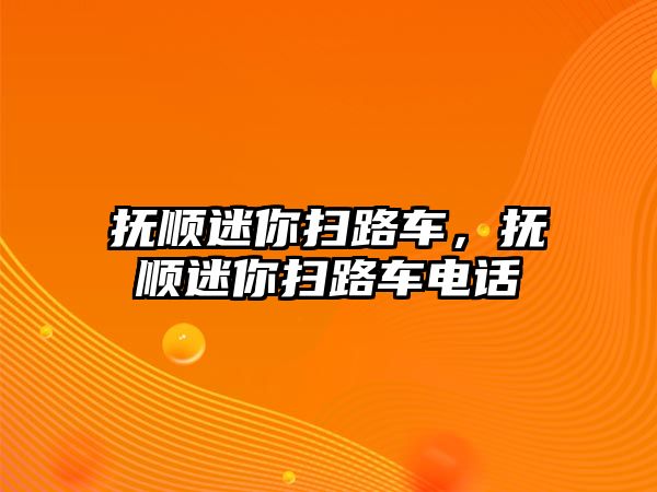 撫順迷你掃路車，撫順迷你掃路車電話