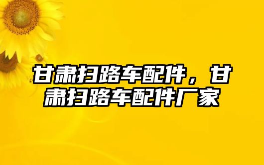 甘肅掃路車配件，甘肅掃路車配件廠家