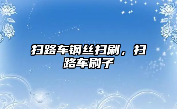 掃路車鋼絲掃刷，掃路車刷子