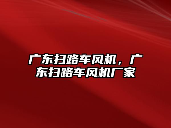 廣東掃路車風(fēng)機(jī)，廣東掃路車風(fēng)機(jī)廠家