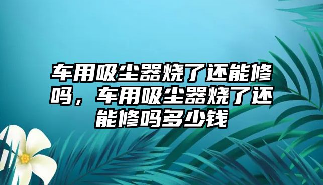 車用吸塵器燒了還能修嗎，車用吸塵器燒了還能修嗎多少錢(qián)