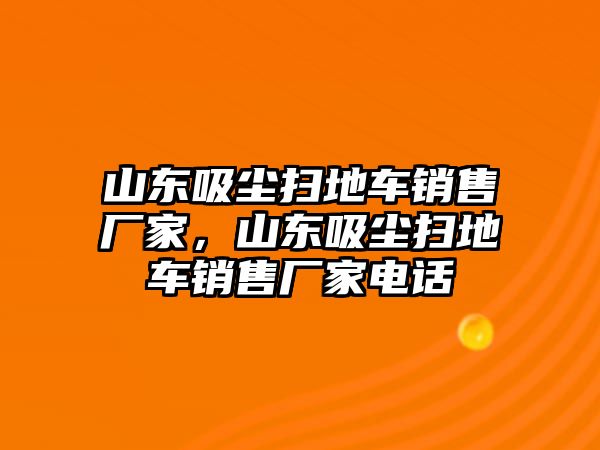 山東吸塵掃地車銷售廠家，山東吸塵掃地車銷售廠家電話