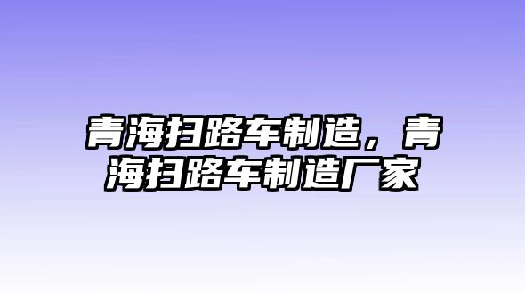 青海掃路車制造，青海掃路車制造廠家