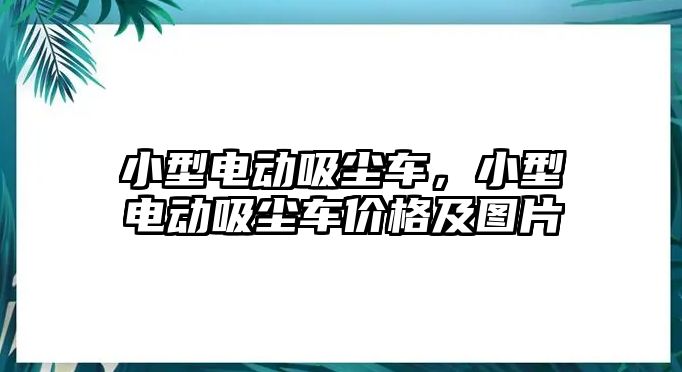 小型電動吸塵車，小型電動吸塵車價格及圖片