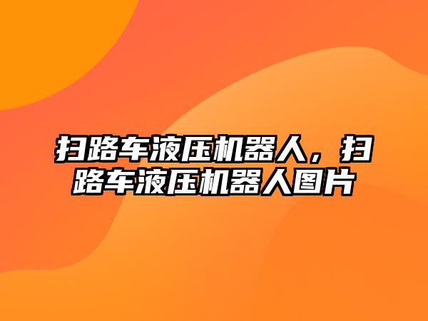 掃路車液壓機器人，掃路車液壓機器人圖片