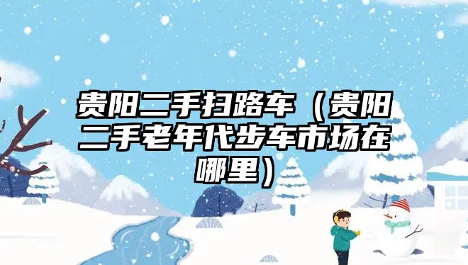 貴陽二手掃路車（貴陽二手老年代步車市場在哪里）
