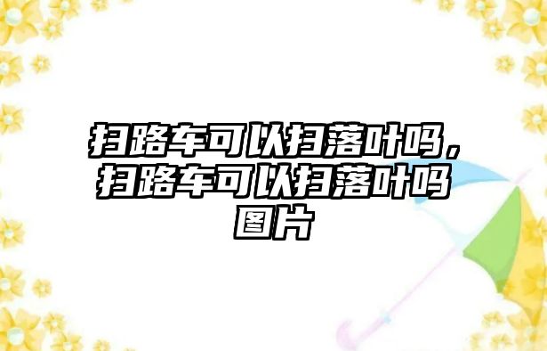 掃路車可以掃落葉嗎，掃路車可以掃落葉嗎圖片