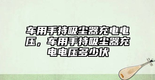 車用手持吸塵器充電電壓，車用手持吸塵器充電電壓多少伏