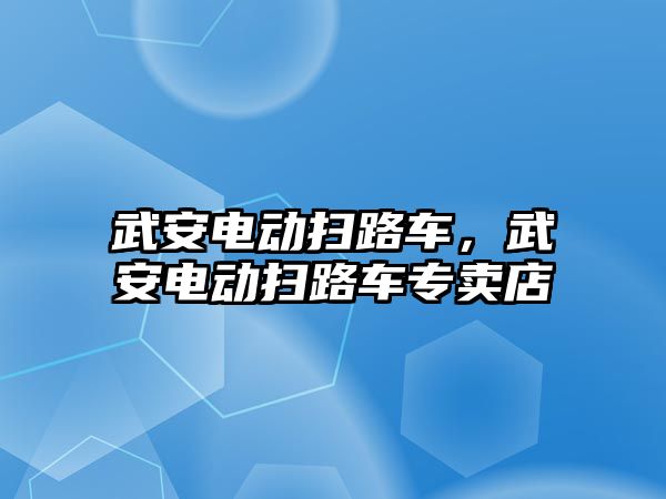 武安電動掃路車，武安電動掃路車專賣店