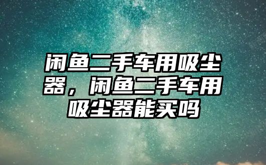 閑魚(yú)二手車用吸塵器，閑魚(yú)二手車用吸塵器能買嗎