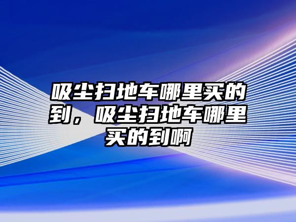 吸塵掃地車(chē)哪里買(mǎi)的到，吸塵掃地車(chē)哪里買(mǎi)的到啊