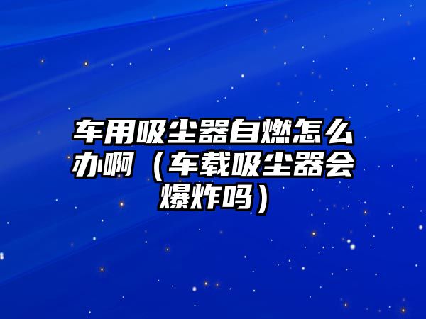 車用吸塵器自燃怎么辦啊（車載吸塵器會(huì)爆炸嗎）