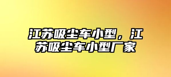 江蘇吸塵車小型，江蘇吸塵車小型廠家