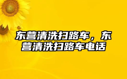 東營清洗掃路車，東營清洗掃路車電話