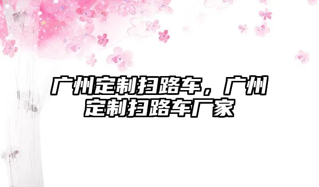 廣州定制掃路車，廣州定制掃路車廠家