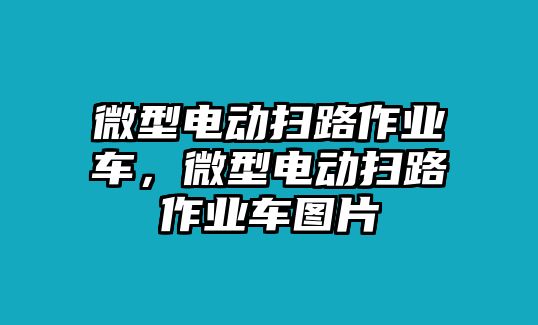 微型電動掃路作業(yè)車，微型電動掃路作業(yè)車圖片