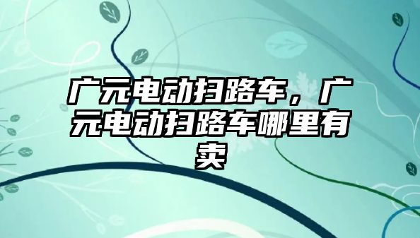 廣元電動掃路車，廣元電動掃路車哪里有賣