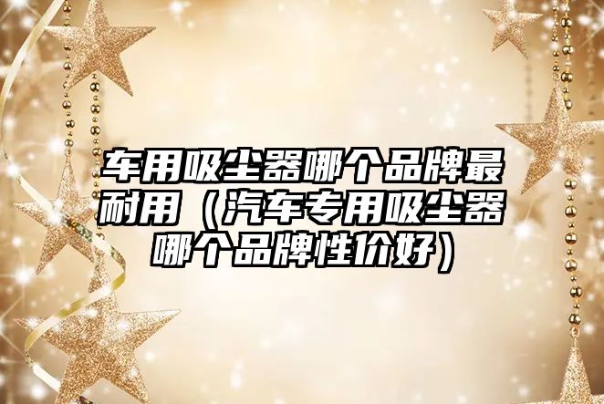 車用吸塵器哪個(gè)品牌最耐用（汽車專用吸塵器哪個(gè)品牌性價(jià)好）