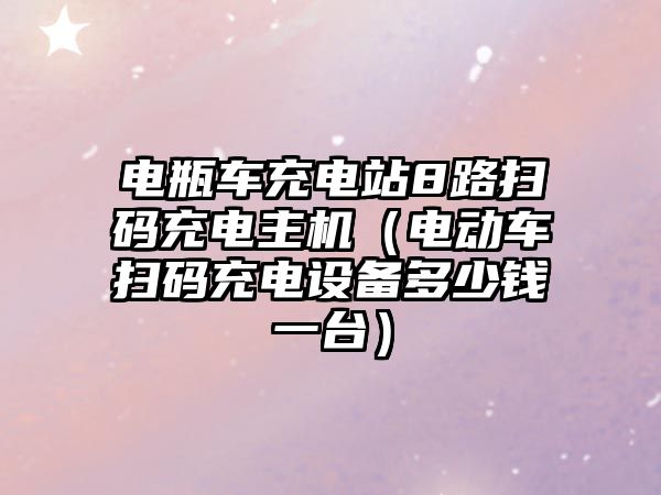 電瓶車充電站8路掃碼充電主機（電動車掃碼充電設(shè)備多少錢一臺）