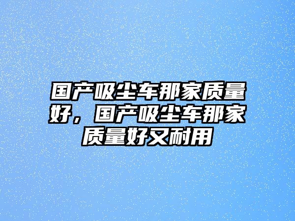 國(guó)產(chǎn)吸塵車(chē)那家質(zhì)量好，國(guó)產(chǎn)吸塵車(chē)那家質(zhì)量好又耐用