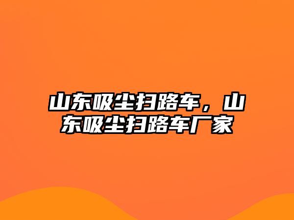 山東吸塵掃路車，山東吸塵掃路車廠家