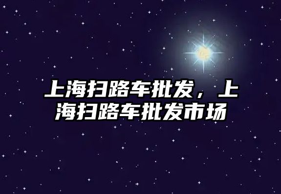 上海掃路車批發(fā)，上海掃路車批發(fā)市場