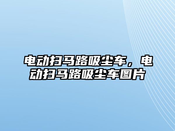 電動掃馬路吸塵車，電動掃馬路吸塵車圖片