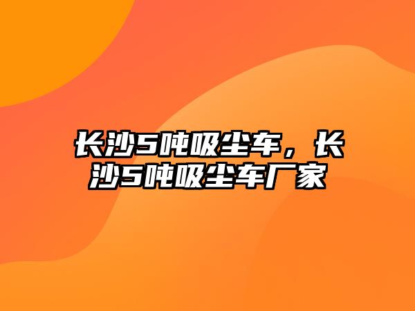 長沙5噸吸塵車，長沙5噸吸塵車廠家