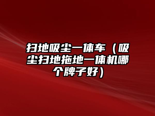 掃地吸塵一體車(chē)（吸塵掃地拖地一體機(jī)哪個(gè)牌子好）