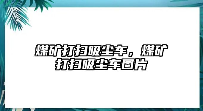 煤礦打掃吸塵車，煤礦打掃吸塵車圖片