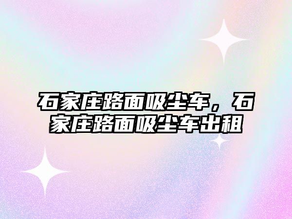 石家莊路面吸塵車，石家莊路面吸塵車出租