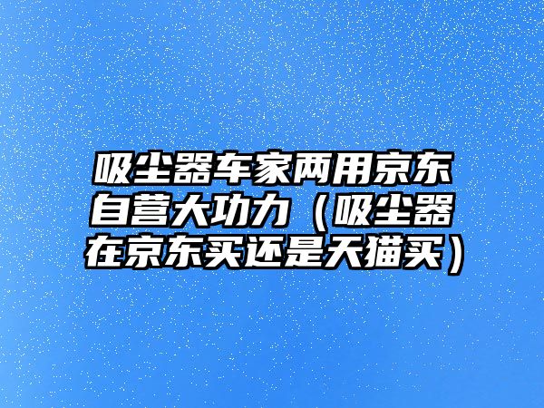 吸塵器車家兩用京東自營大功力（吸塵器在京東買還是天貓買）