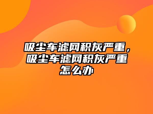 吸塵車濾網(wǎng)積灰嚴重，吸塵車濾網(wǎng)積灰嚴重怎么辦