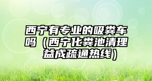 西寧有專業(yè)的吸糞車嗎（西寧化糞池清理 益成疏通熱線）