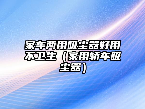 家車兩用吸塵器好用不衛(wèi)生（家用轎車吸塵器）