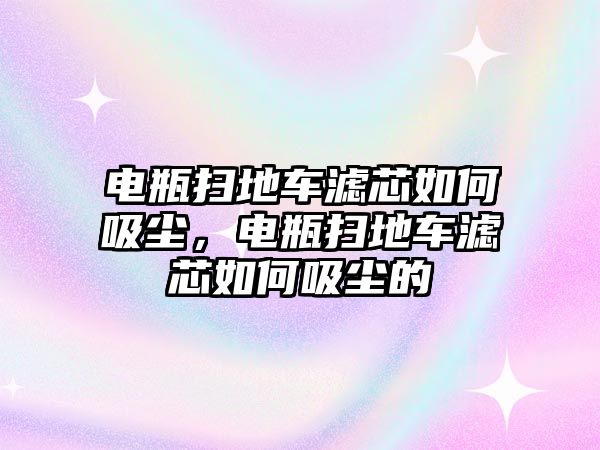 電瓶掃地車濾芯如何吸塵，電瓶掃地車濾芯如何吸塵的