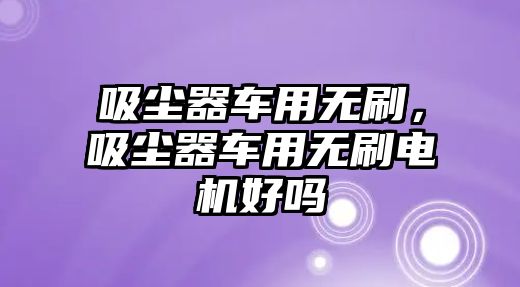 吸塵器車用無刷，吸塵器車用無刷電機(jī)好嗎