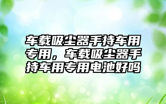 車載吸塵器手持車用專用，車載吸塵器手持車用專用電池好嗎