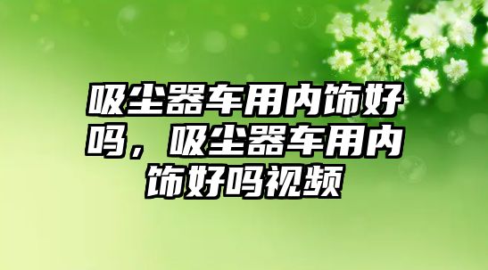 吸塵器車用內(nèi)飾好嗎，吸塵器車用內(nèi)飾好嗎視頻