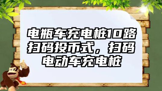 電瓶車充電樁10路掃碼投幣式，掃碼電動車充電樁