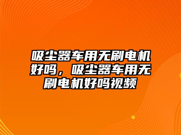 吸塵器車用無刷電機好嗎，吸塵器車用無刷電機好嗎視頻