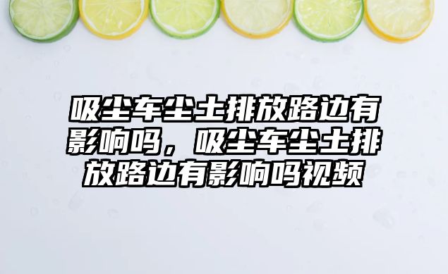 吸塵車塵土排放路邊有影響嗎，吸塵車塵土排放路邊有影響嗎視頻