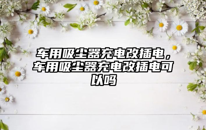 車用吸塵器充電改插電，車用吸塵器充電改插電可以嗎