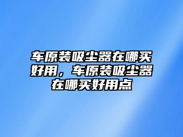 車原裝吸塵器在哪買好用，車原裝吸塵器在哪買好用點